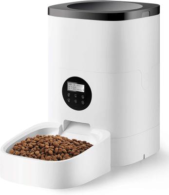 China Cat Feeder Timed Automatic Automatic Cat Feeder with Desiccant Bag for Dry Food for sale