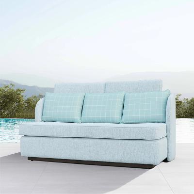 China Waterproof Furniture Modern Sectional Modern Outdoor Corner Sofa Garden Hotel Living Room for sale