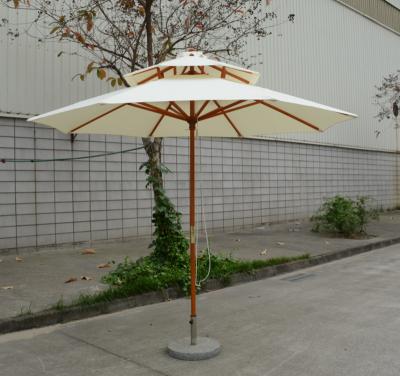 China Weather Resistant Sun Garden Parasol Umbrella Parts Beach Sun Umbrella / Tent / Outdoor Cafe Umbrella for sale