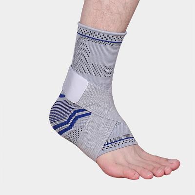 China High Quality Safety Sport Ankle Hot Selling Ankle Brace Compression Sleeve With Strap Adjustable Removable Ankle Support for sale