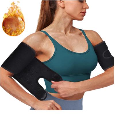 China Sauna Sweat Band Shaper Wrap Arm Trimmers Soft Adjustable Elastic Compression Arm Compression Arms Amazon Women Men Sport Workout for sale