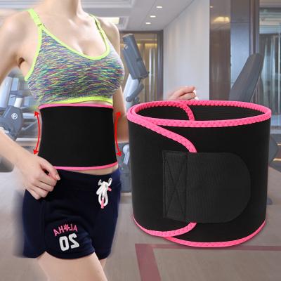 China Sports Fitness Exercise Waist Trainer Sweat Band Waist Trainer Waist Trimmer Belt Slimming Sweat Belt With Effect Sauna Suit Women Men for sale