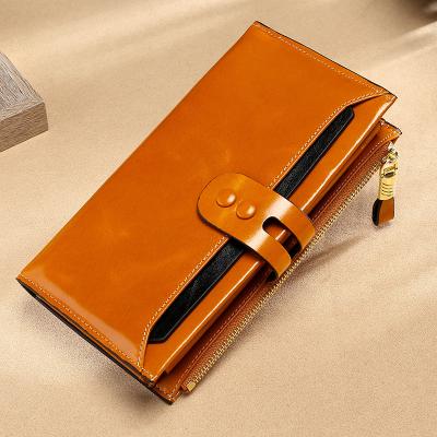 China Lady Purses Phone Pocket Female Card Holder Purse Long Clutch Women RFID Wallet Large Capacity Wallets for sale