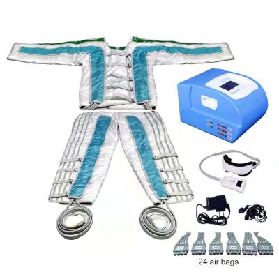 China Best Suit 24 Chambers Pressure Skin Rejuvenation Massage Equipment Infrared Lymphatic Drainage pressotherapy machine for sale