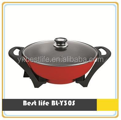 China Auto-thermostat control around non-stick electric frying pan and frying pan for sale