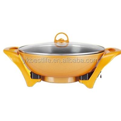 China Household 34cm Round Aluminum Electric Multi Cooking Pot And Electric Grill for sale