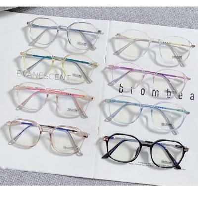 China Custom Logo Eyeglasses Frames Wholesale Eyewear Eyeglass Frame Clear Lens Unisex Optical For Men for sale