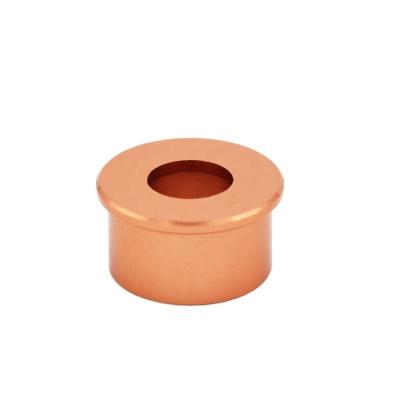 China CNC Turning CNC Machining Aluminum Case Spare Parts Customized Hot Sale Aluminum CNC Parts Rose Gold Shiny Chrome Plating for sale