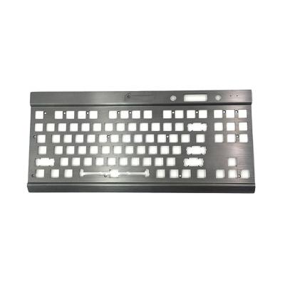 China Aluminum Custom Plastic Keyboard Cover Aluminum Base Keyboard Tablet Keyboard Case Plate for sale