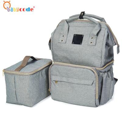 China OEM Multi-Functional Wholesale Polyester Purpose Factory Purpose Mommy Diaper Bag Elegant Shoulder Bag for sale