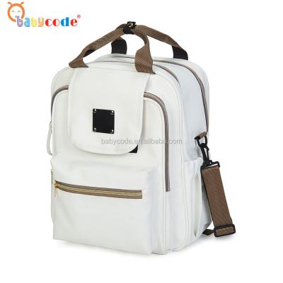 China OEM Multifunctional Fashion Factory Purpose PU Baby Backpack Leather Bag for sale