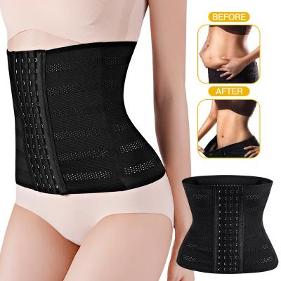 China Women's Waist Trainer Girdle Shapers Slim Tummy Control Tummy Cincher Shapewear Abdominal Belt Breathable Waist Support Sports Women for sale