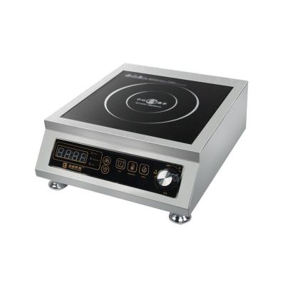 China Outdoor Commercial Induction Cooker 5000W 3500W Hot Pot Commercial Induction Cooker With Knob Control for sale