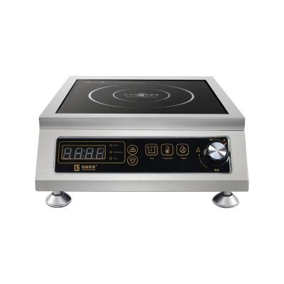 China Outdoor Grade 3500W Electric Commercial Kitchen Appliances Induction Cooker With Knob Control for sale