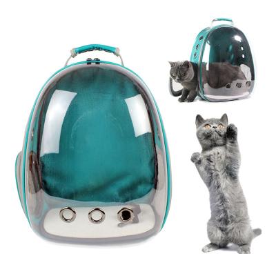 China Space Capsule Airline Travel Pet Carrier Backpack Viable Portable Transparent Bag Pet Supplies for sale