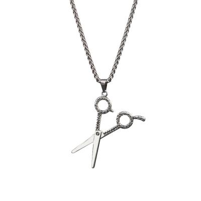 China FanYue Easy Scissor Sun Pendant Male And Female Amazon Top Selling 2021 Fashion Jewelry Necklace Stainless Steel Men for sale