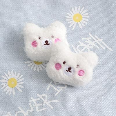 China 2021 Amazon Easy Top Wholesale Brooch Custom Blush Cute Bear Brooch Ins Plush Bag Pendant for sale