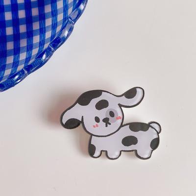 China 2021 Lovely cartoon brooch badge pendant pin girl accessories easy creative acrylic bag clothing for sale