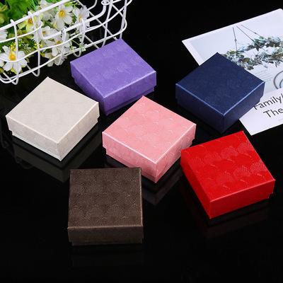 China Easy Stored Ring Necklace Earring Bracelet Gift Box With Sponge Jewelry Storage Box Custom Jewelry Boxes With Logo for sale