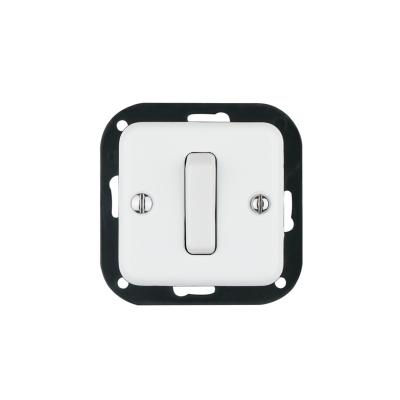 China High Quality Square Switch 1 Core China Factory Household Strip Button Switch For Recessed Switch K2-R110QX for sale