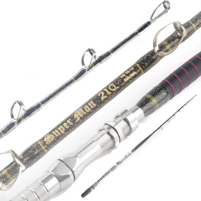 China XINAGR04 Carbon Boat Fishing Rod 2.1m Big Game Handmade Handmade Trolling Rod for sale