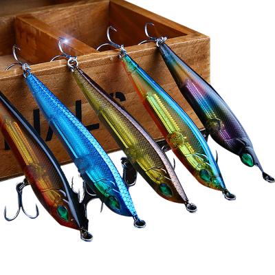 China XINAPCL01 80mm Artificial ABS Hard Lure 15.6g Bass Lure Pencil Fishing Lure for sale