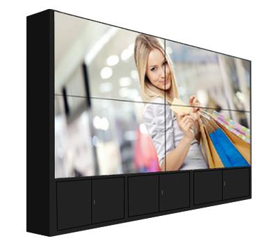 China Supportable Triple Erosion Bezel Thin LCD 4K Video Wall of Different Bezel for H DMI Interface and Selection for Advertising for sale