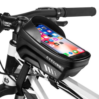 China Water Proof Travel Bicycle Carry Box Bike Handlebar Phone Case Road View Electric Bicycle Bags Men OEM Custom Shockproof Waterproof Bag for sale