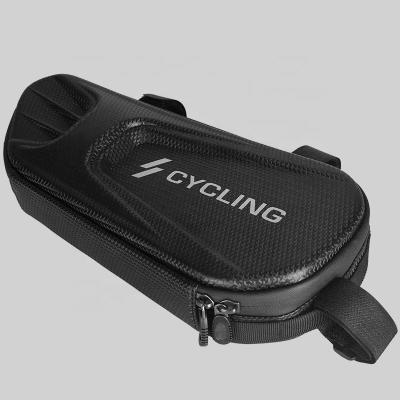 China Water Resistant ASRQGOAL Custom Color Detachable Waterproof Bike Handlebar Bag Bike Reflective Ultralight Front Tube Frame Bag For Cycling for sale