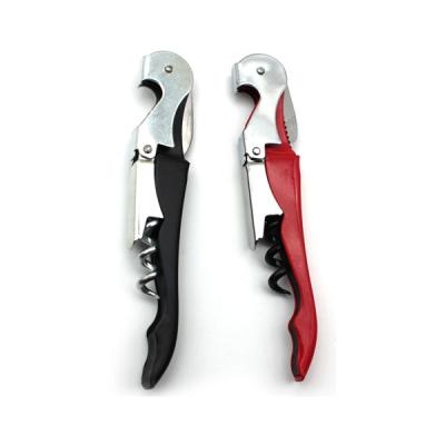 China Viable Wholesale Wine Metal Bottle Red Wine Opener With Stainless Steel Corkscrew for sale