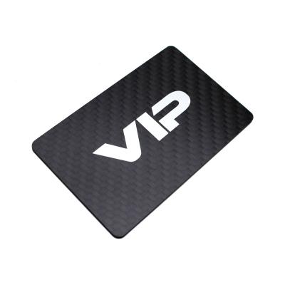 China Souvenir Personalized Rfid Blocking Real Carbon Fiber Business Credit Card for sale