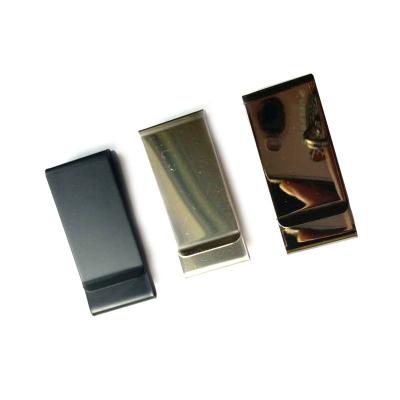 China Custom Europe Double Sides Stainless Steel Silver Clip Blank for sale