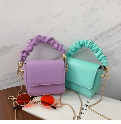 China Fashion New Style Cute Kids Pinch Mini Coin Bags Shoulder Bags Girl Small Pocket Clip Messenger Bag For Kids for sale