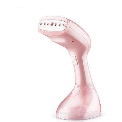 China Hot Sale 250ml RV Garment Stamer Pink Handheld Iron Steamer for sale