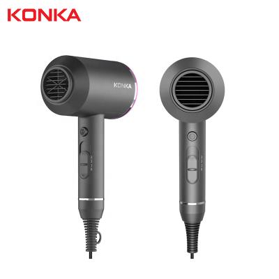 China 2021 Fashion Hair Dryer 220V 1600w Air Dryer Ionic Portable Ionic Hair Care KONKA Hair Dryer For Home for sale