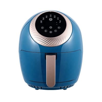 China Multi Functional Air Touch Air Fryer Blue Touch Screen Healthy Oil Free Fryer for sale