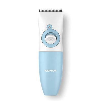 China Hotel KONKA Quiet Hair Trimmers Rechargeable Waterproof Baby Hair Clippers Kids Haircut For Infant Kids Babies 0mm-12mm for sale