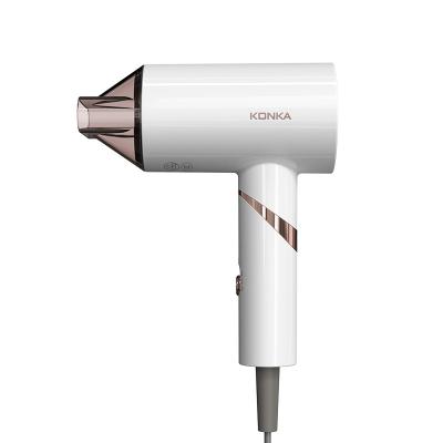 China KONKA Compact Folding Hair Dryer Travel Hair Dryer Folding Heat Small Blow Dryer Professional Salon 3 Settings For Men And Women for sale