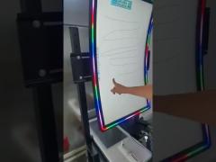 32“ LCD Hanging Multi Touch Digital Signage Panels Remote Control