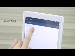 8inch Tabletop Digital Order Call Display LCD Screen Advertising Player with Menu Power Bank