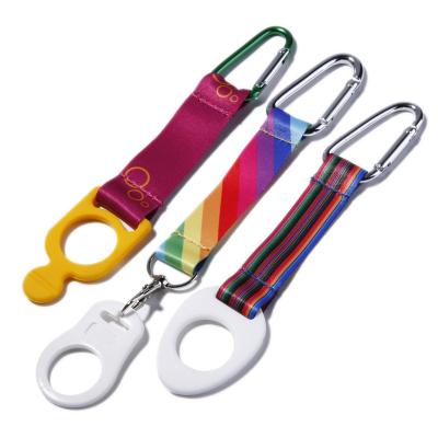 China Wholesale eco-friendly nfl lanyard short bottle holder printed embroidery logo lanyard for sale