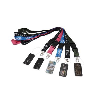 China Custom Lanyards Eco - Friendly No Min Order Sublimation Blank Lanyard With Plastic Buckle for sale