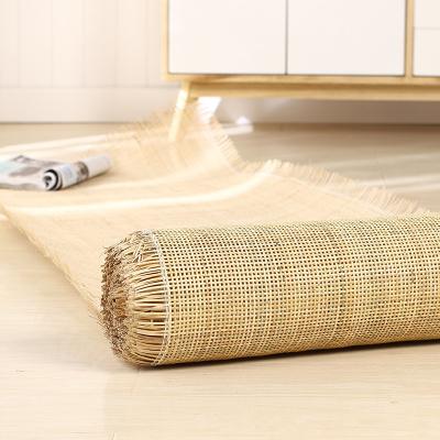 China 2021 Wholesale Natural Rattan Roll Rattan Webbing Furniture And Craft Webbing Chair Sheet for sale