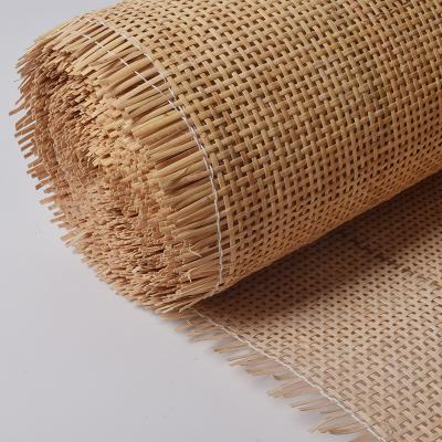 China Wholesale Natural Cane Webbing Roll High Quality Factory Rattan Furniture and Mesh Open Weave Rattan Webbing Crafts for sale