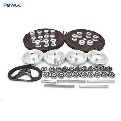 China Building Material Stores POWGE VORON 2.4 Set GT2 Belt LL-2GT RF 2GT 16T 80T 20T Tooth Pulley 188-2GT Open Shaft Ratio 625 F695 2RS Motion Parts for sale