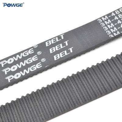 China Hotels POWGE HTD 3M Synchronous Timing Belt Pitch Length 696/699/702/708/711/714/717/720/726/732/735/738mm Width 9mm Rubber Locked Buckle for sale