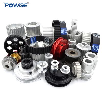 China POWGE HTD 3M 5M 8M 2GT 3GT 5GT 8YU S2M S3M MXL XL L One H T2.5 T5 T10 Synchro Pulley Wheel Synchronous Belt Tensioner Idler Pulley for sale