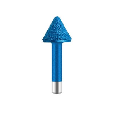 China Cast Vacuum Welded Mushroom Diamond Tools CNC Stone Engraving Router Bits For Granite Marble Cutting for sale