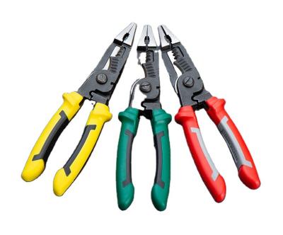 China WIRE STRIPPING multifunctional 8 inch manganese steel 65 wire pulling pliers wire stripping wire stripping pliers for electrical worker for sale