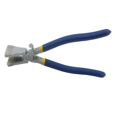 China Glass Ceramic Tile Processing Breaker Grozer Pliers and Glass Stock Pliers Kit with Rubber Tips Glass Pliers with Flat Jaws for Stained Glass for sale